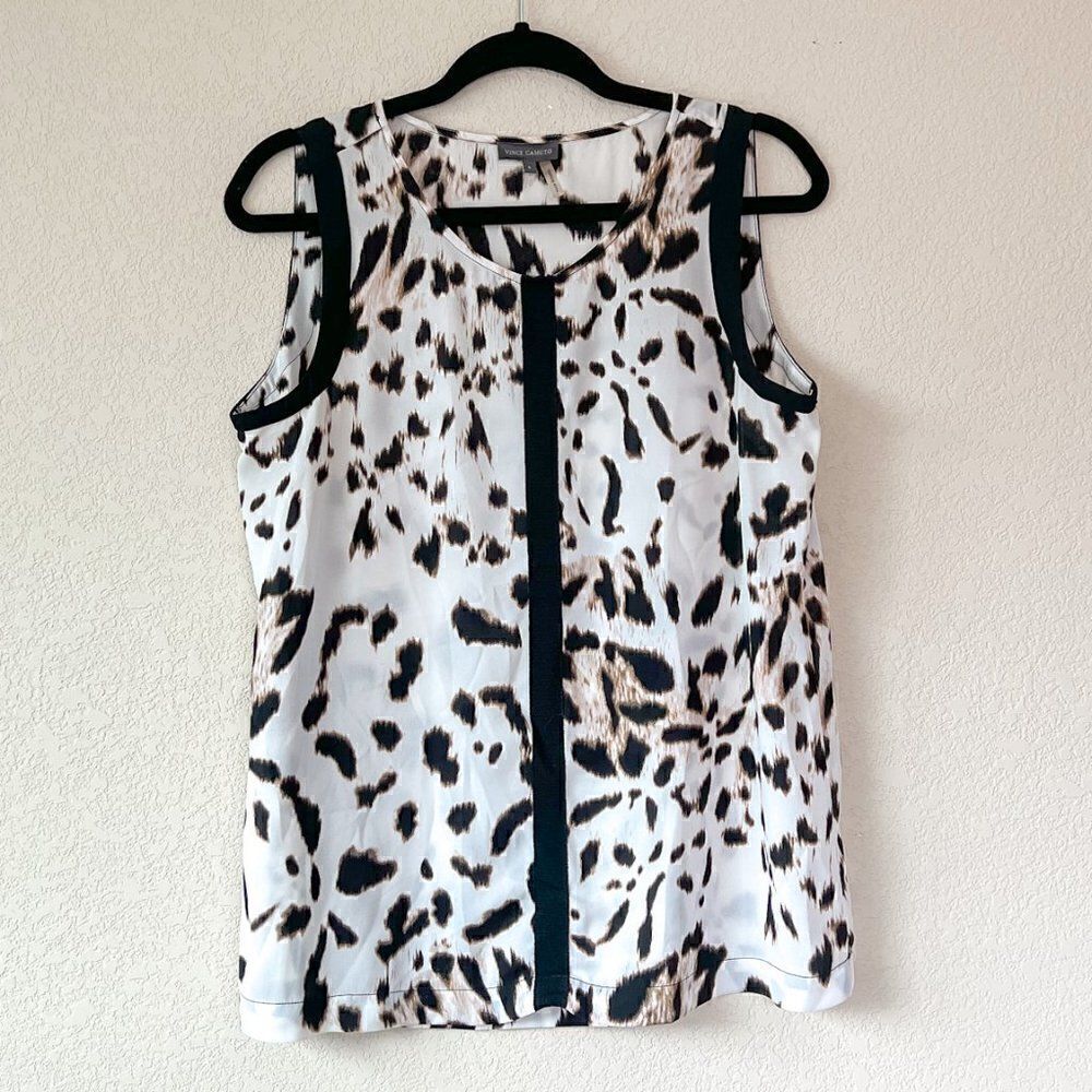 Vince Camuto Animal Print Blouse, Size Small